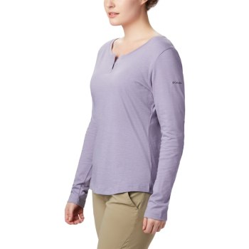 Dámské Mikiny Columbia Canyon Point Henley Fialové HETQPN038